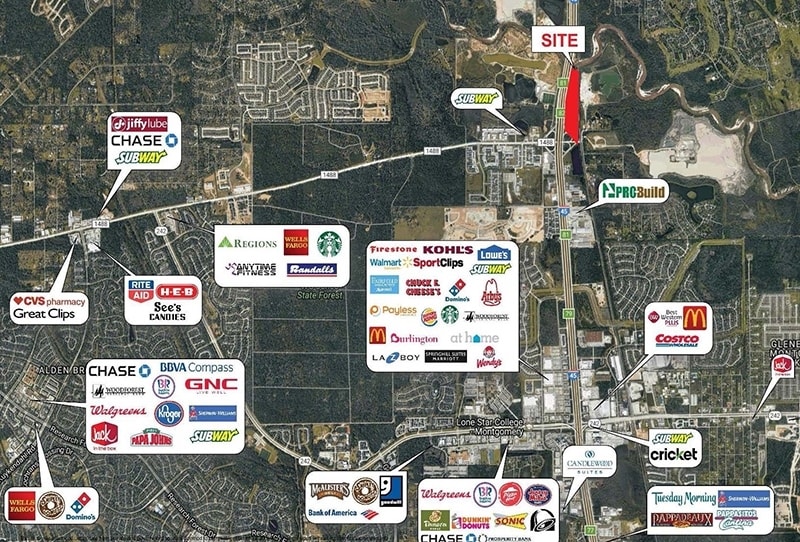 Primary Photo Of 14815 Interstate 45 S, Conroe Land For Lease