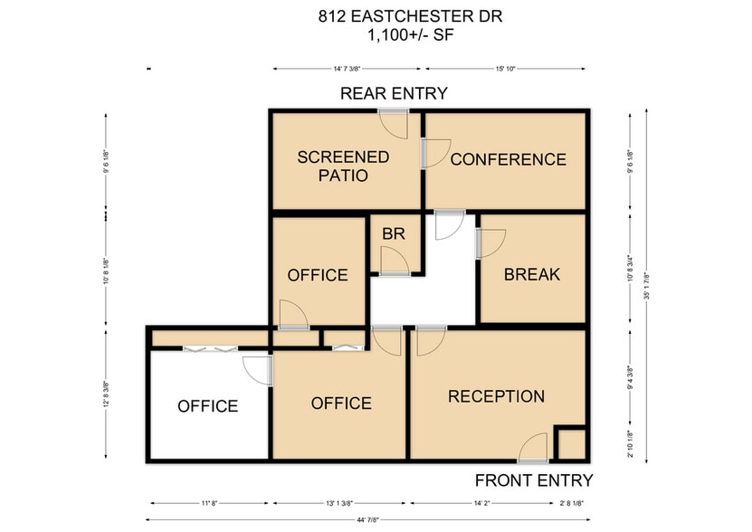 More Photos Of 812 Eastchester Dr, High Point Office For Lease