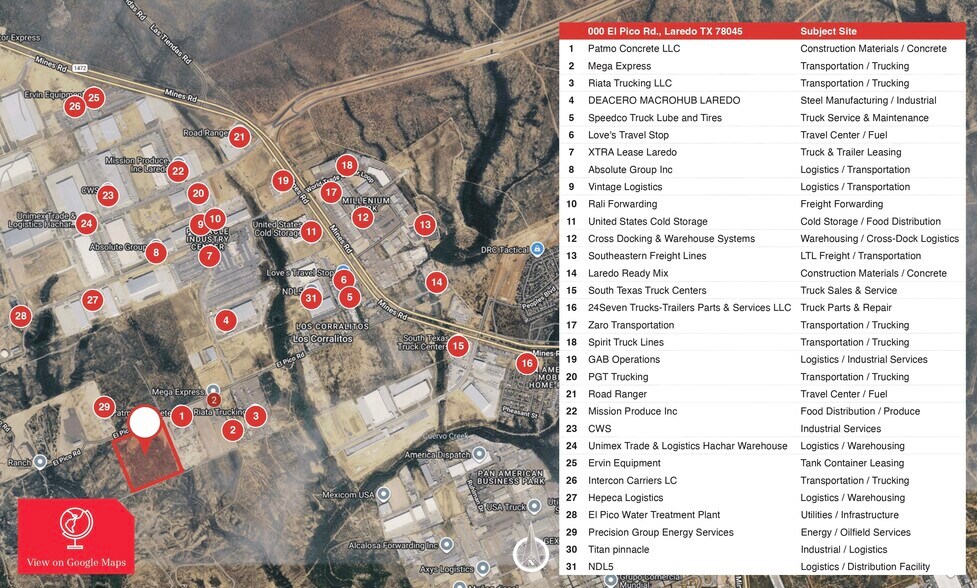More Photos Of 000 El Pico Rd, Laredo Land For Sale