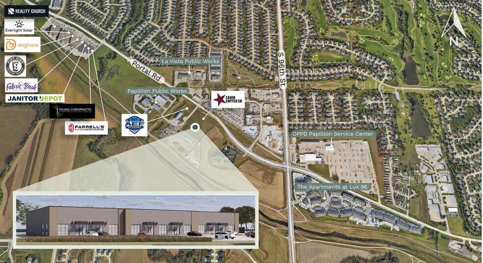 More Photos Of 99th & Portal Rd, La Vista Light Distribution For Lease