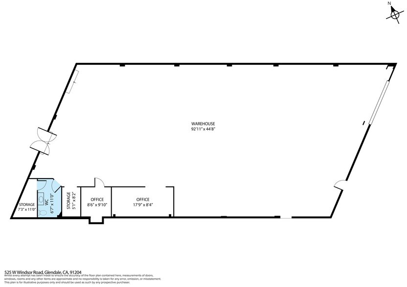 More Photos Of 527-525 W Windsor rd, Glendale Industrial For Sale