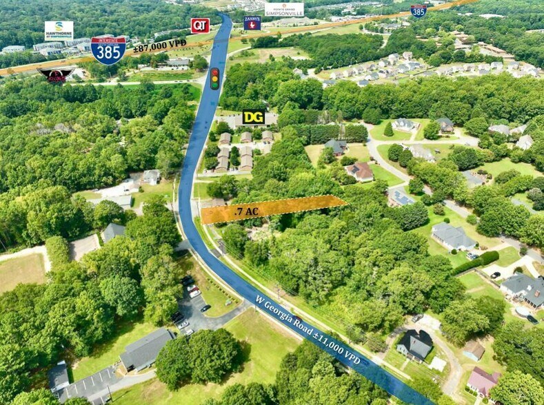 Primary Photo Of 316 W Georgia Rd, Simpsonville Land For Sale