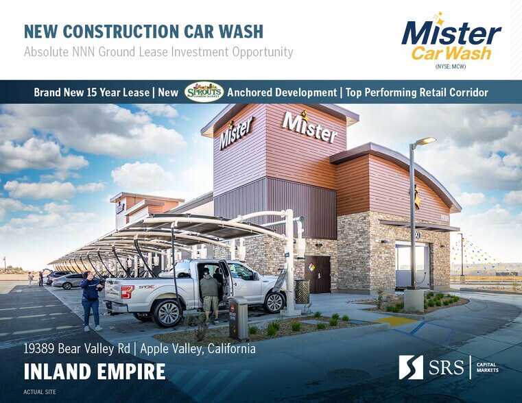 Primary Photo Of SEC. Bear Valley & Apple Valley Rd, Apple Valley Carwash For Sale