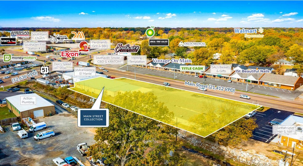 More Photos Of 1723-1755 Main St, Southaven Storefront Retail Office For Sale