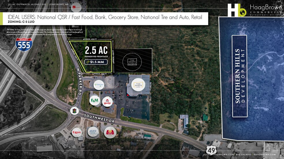 More Photos Of Parker Rd @ Southwest Drive, Jonesboro Land For Sale