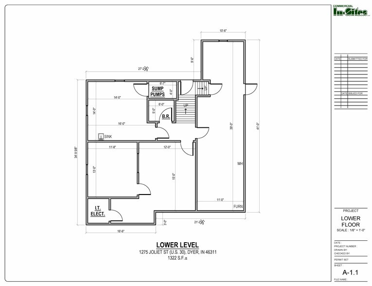 More Photos Of 1275 Joliet St, Dyer General Retail For Sale