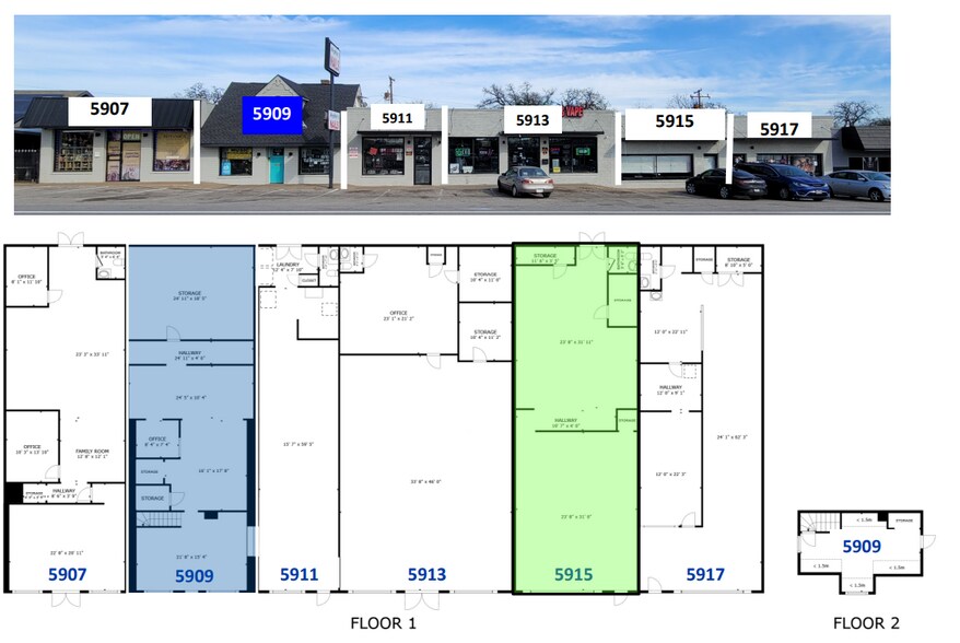 More Photos Of 5907-5917 E Lancaster Ave, Fort Worth Storefront Retail Office For Lease