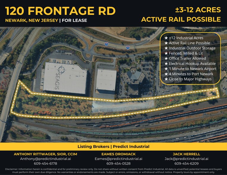 Primary Photo Of 120 Frontage Rd, Newark Land For Lease