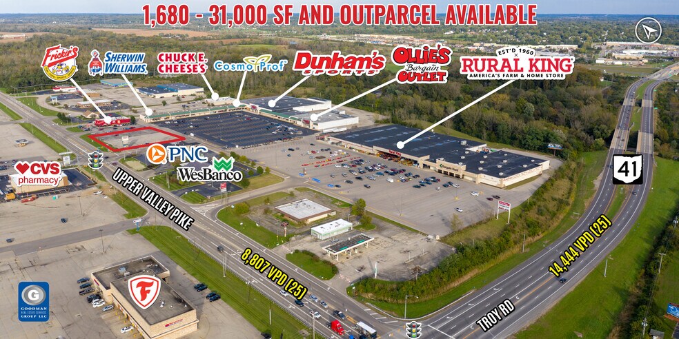Primary Photo Of 1510-1608 Upper Valley Pike, Springfield Unknown For Lease