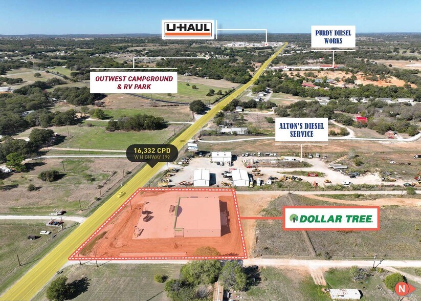 More Photos Of NEC SH 199 & Agnes Circle, Springtown Storefront For Sale