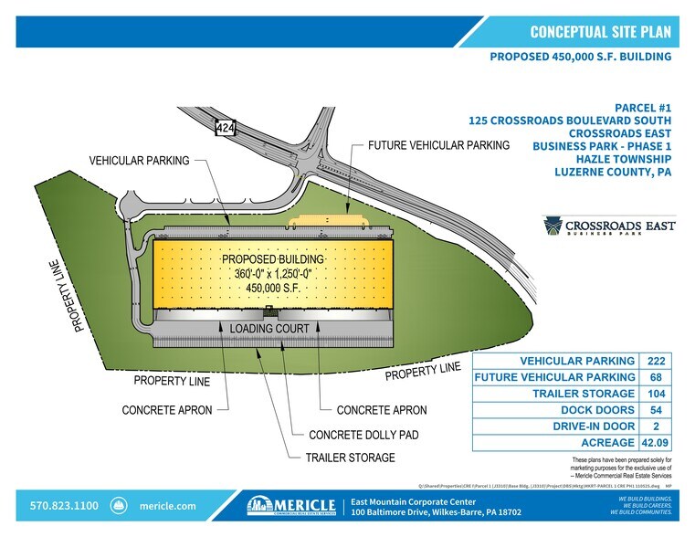 Primary Photo Of 125 Crossroads Blvd S, Hazleton Distribution For Lease