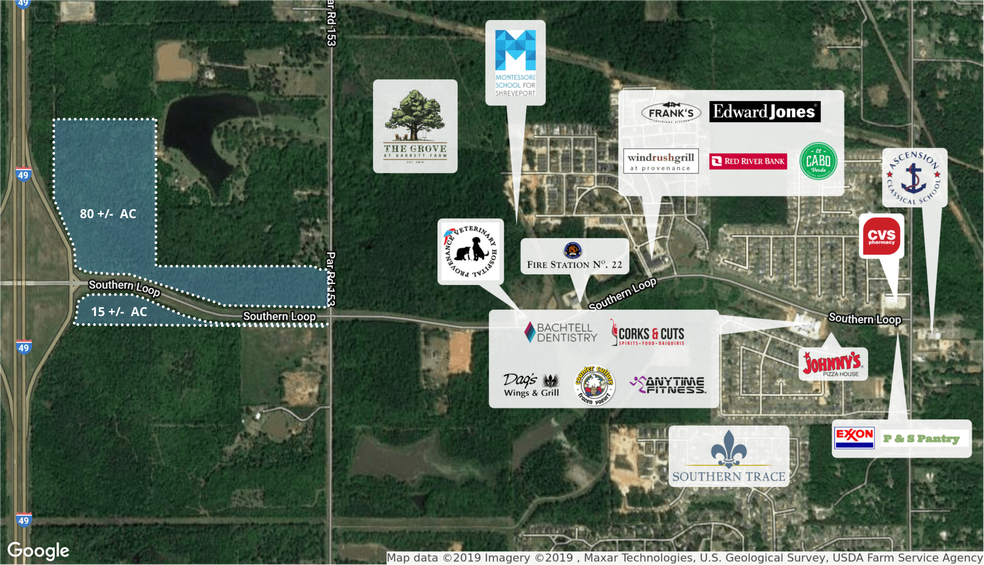 More Photos Of Southern Loop, Shreveport Land For Sale