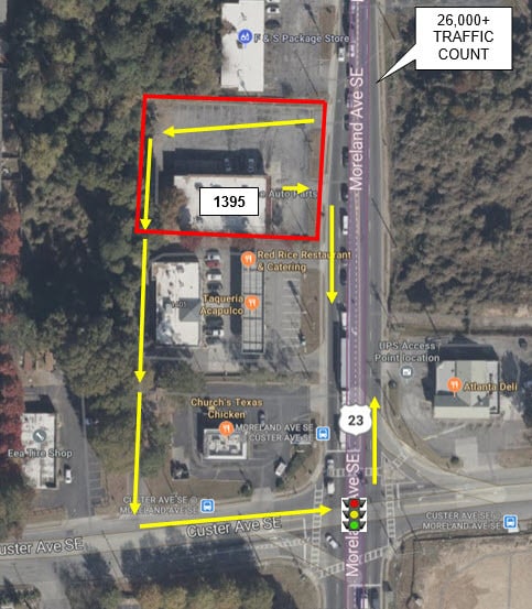 More Photos Of 1395 Moreland Ave SE, Atlanta Freestanding For Lease