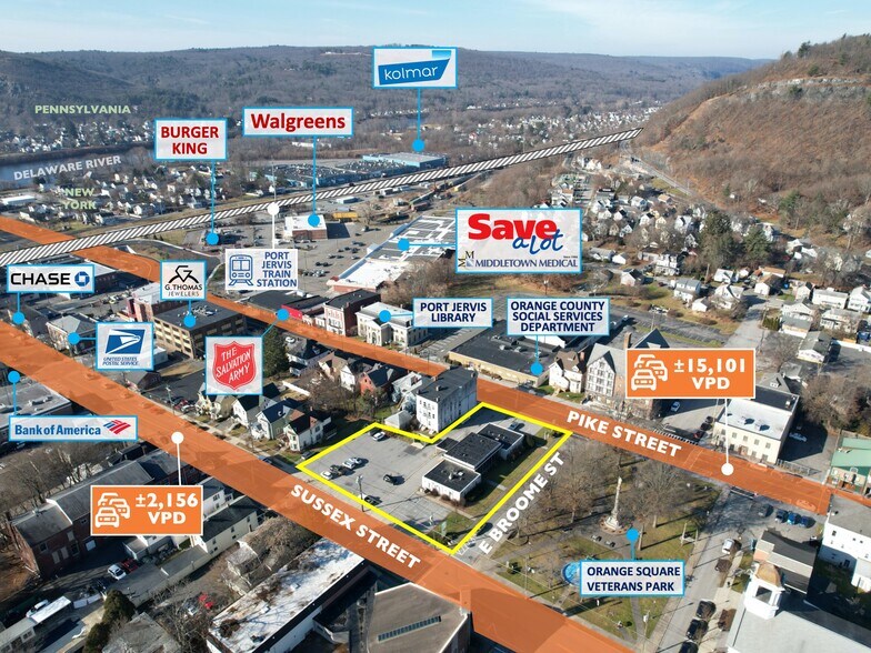 More Photos Of 5 S Broome St, Port Jervis Bank For Sale