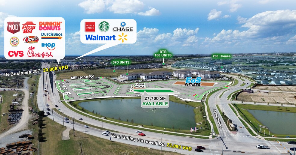 Primary Photo Of NEC E Bailey Boswell Rd & Millstone rd, Saginaw General Retail For Lease