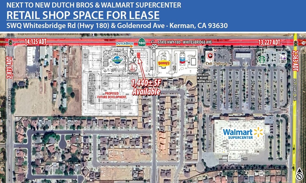 Primary Photo Of 14025-14075 W Whitesbridge Ave, Kerman Freestanding For Lease