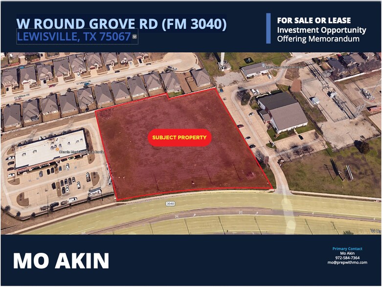 Primary Photo Of TBD W Round Grove Rd, Lewisville Land For Lease