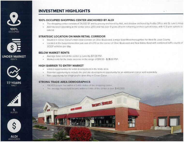 More Photos Of 11733-11745 Olive Blvd, Creve Coeur General Retail For Sale