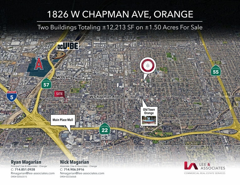 More Photos Of 1826 W Chapman Ave, Orange Freestanding For Sale