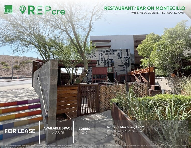 Primary Photo Of 4935 N Mesa St, El Paso Restaurant For Lease