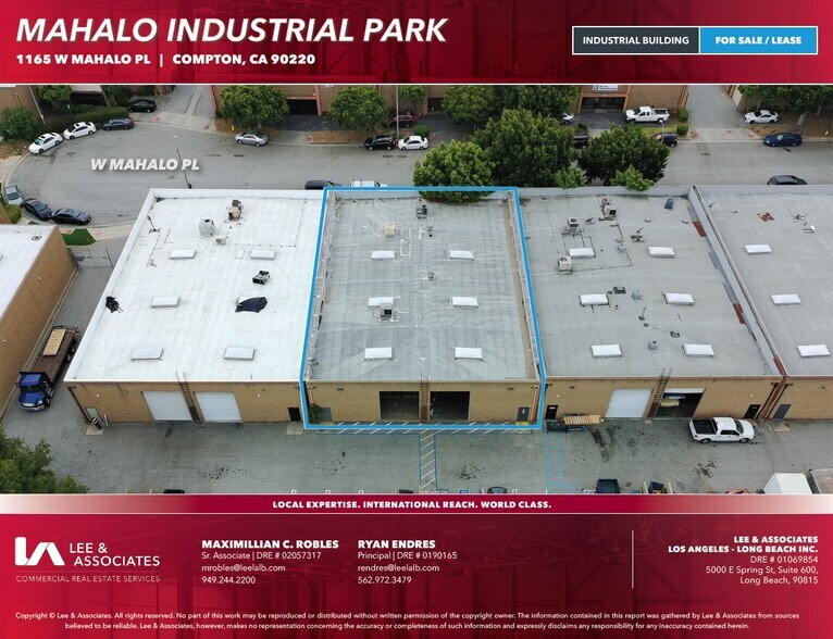 Primary Photo Of 1165 W Mahalo Pl, Compton Manufacturing For Sale