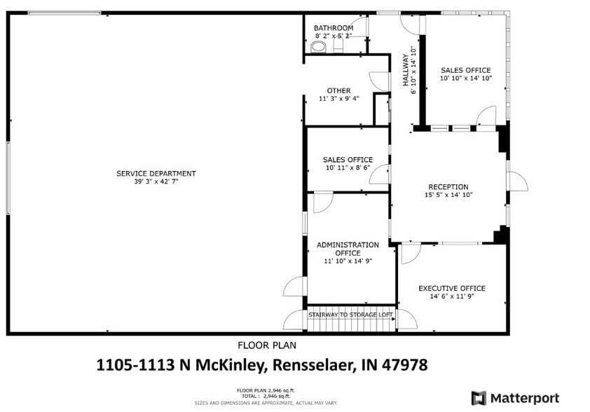 More Photos Of 1105 N McKinley Ave, Rensselaer Auto Dealership For Sale