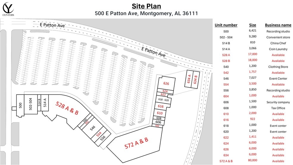More Photos Of 500 E Patton Ave, Montgomery Storefront For Sale
