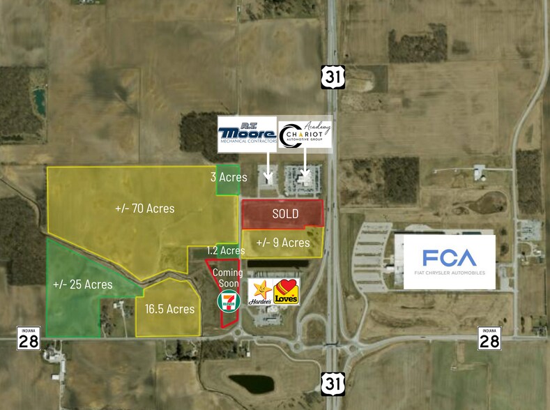 Primary Photo Of US 31 & SR 28, Tipton Land For Sale