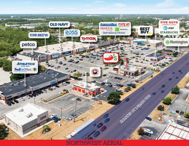 Primary Photo Of 17928 Halsted St, Homewood Restaurant For Sale