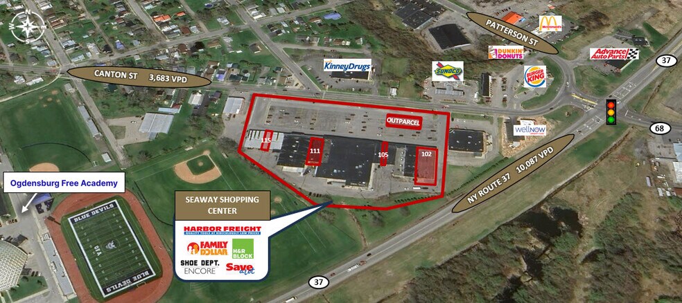 Primary Photo Of 701-703 Canton St, Ogdensburg Unknown For Lease