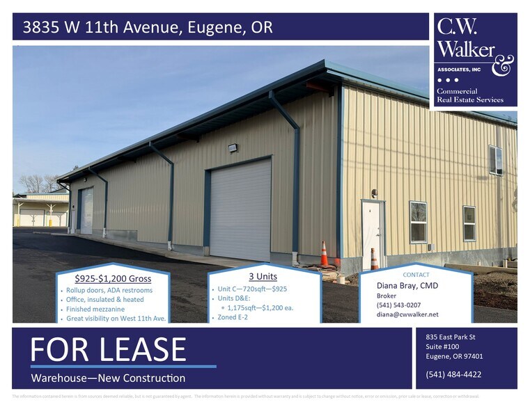 More Photos Of 3835 W 11th Ave, Eugene Light Manufacturing For Lease
