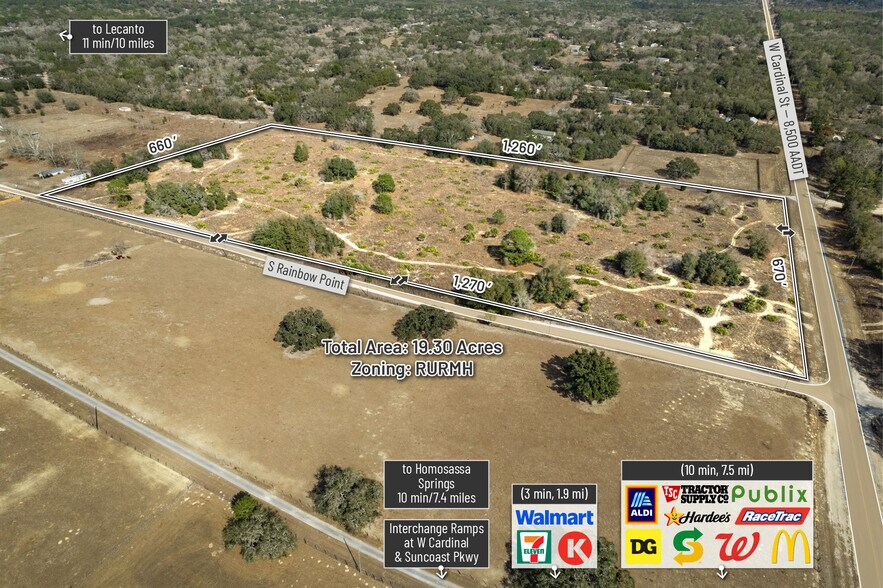 More Photos Of 6725 S Rainbow Pt, Homosassa Land For Sale