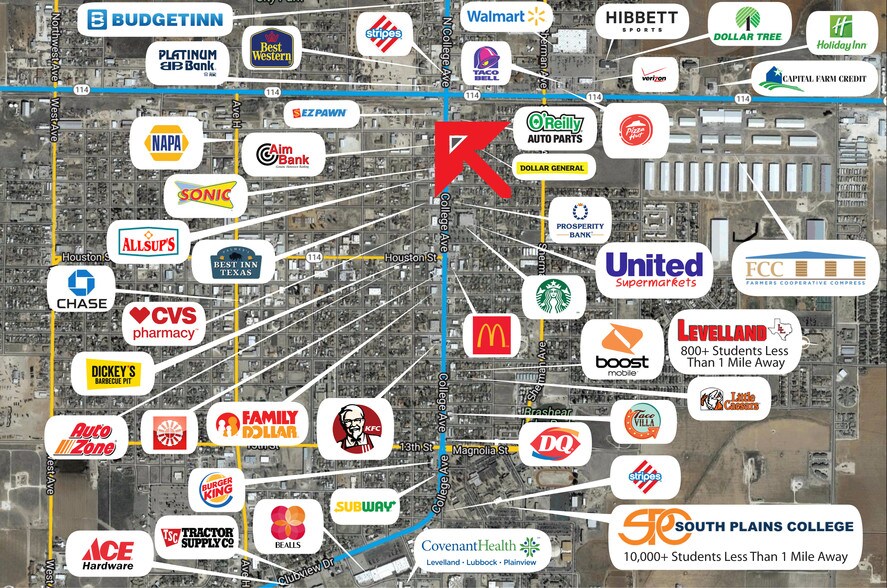 More Photos Of 106 College Ave, Levelland Restaurant For Sale