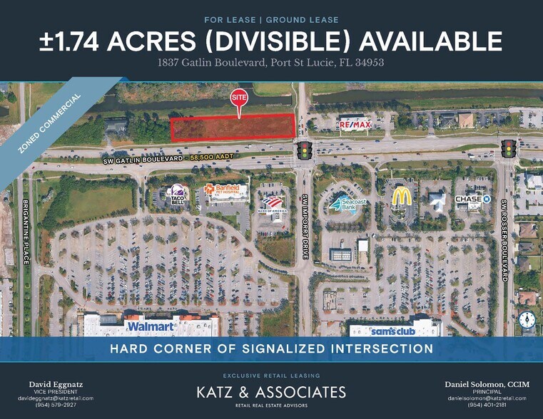 Primary Photo Of 1837 SW Gatlin Blvd, Port Saint Lucie Land For Lease