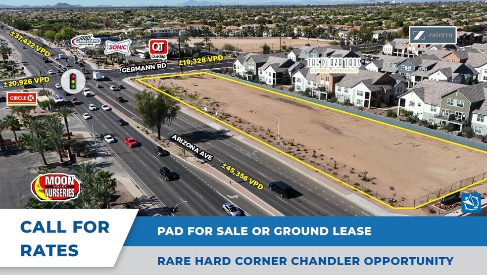 Primary Photo Of NWC of Arizona & Germann Rd, Chandler Land For Sale