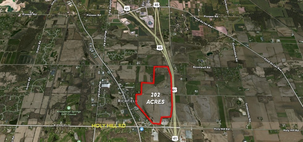 More Photos Of I-41 @ STH 167, Richfield Land For Sale