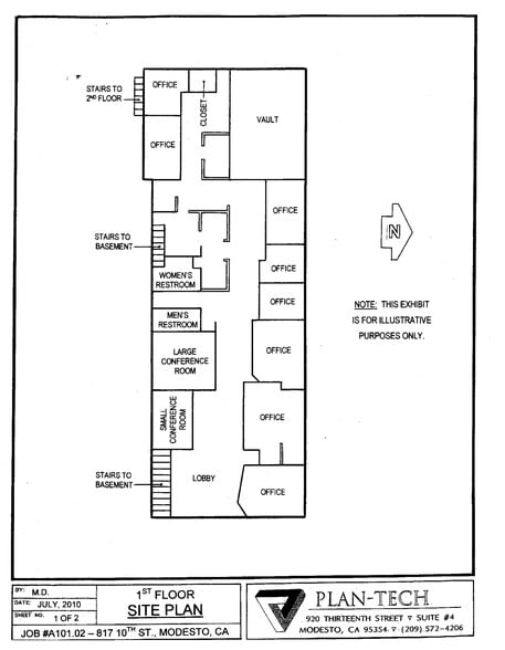 More Photos Of 817-819 10th St, Modesto Office For Sale