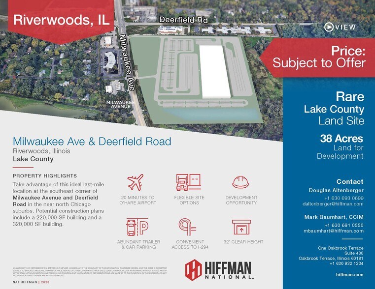 More Photos Of N Milwaukee Ave & Deerfield Parkway, Riverwoods Land For Sale