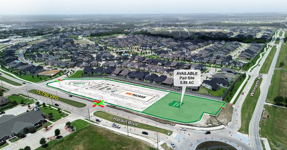 Primary Photo Of SWQ of Wilmeth Rd & Hardin blvd, McKinney Storefront For Lease
