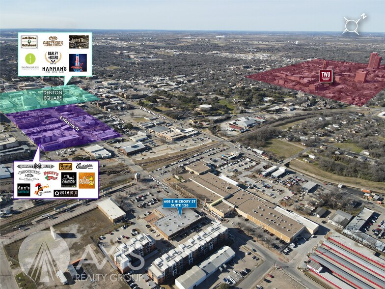 More Photos Of 608 E Hickory St, Denton General Retail For Lease