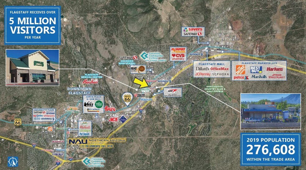 More Photos Of SW Rte 66 & 4th St, Flagstaff Unknown For Lease