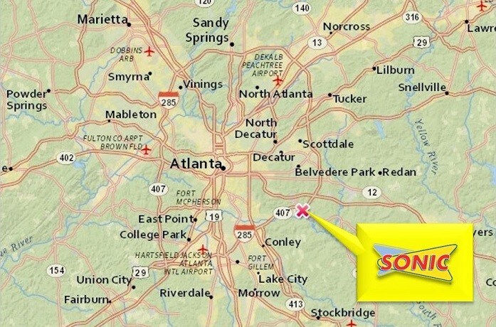 More Photos Of 3900 Flat Shoals Pky, Decatur Fast Food For Sale