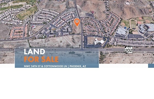 Primary Photo Of NWC 24TH ST & COTTONWOOD ln, Phoenix Land For Sale