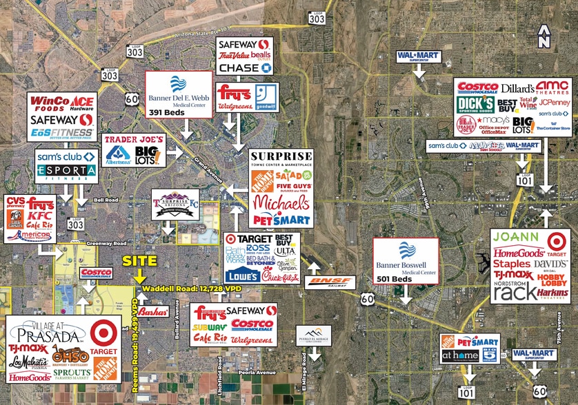 Primary Photo Of N NWC Reems Rd & Waddell Rd, Surprise Restaurant For Lease