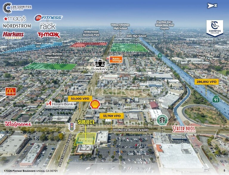 More Photos Of 17326 Pioneer Blvd, Artesia Freestanding For Sale