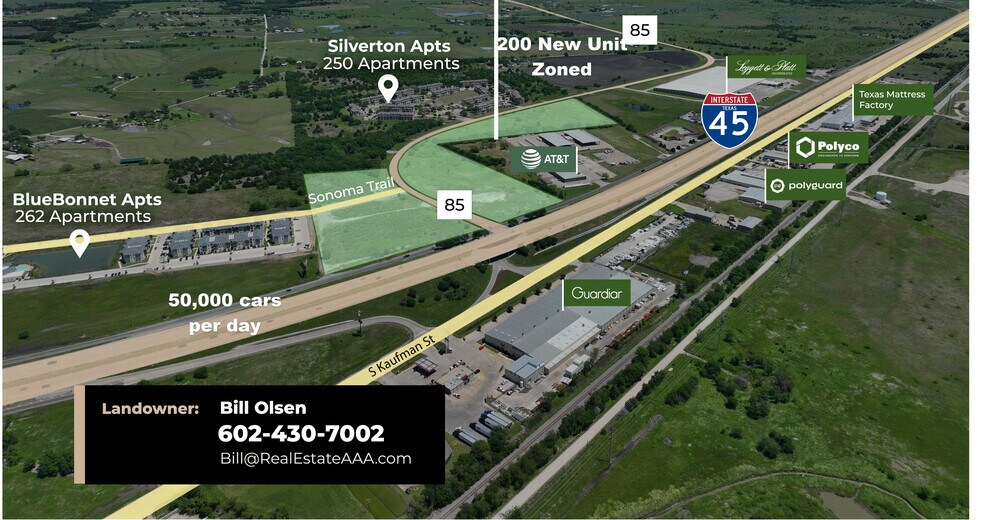 More Photos Of IH 45 & FM 85, Ennis Land For Sale