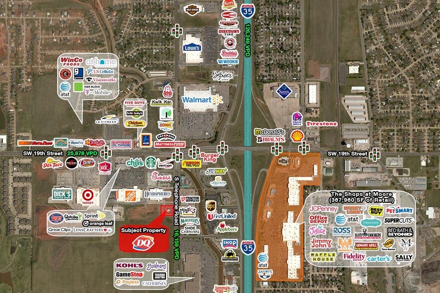 More Photos Of 2301 S Telephone Rd, Moore Fast Food For Lease