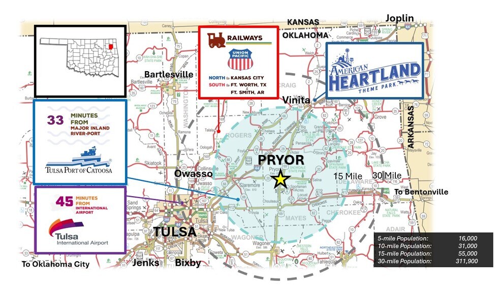 More Photos Of 104 E Graham Ave, Pryor General Retail For Sale