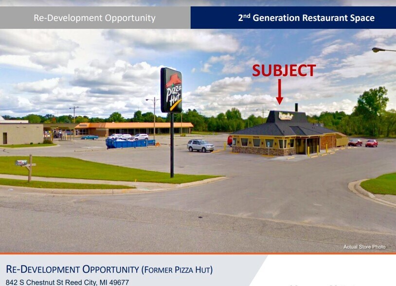 Primary Photo Of 842 S Chestnut St, Reed City Freestanding For Sale