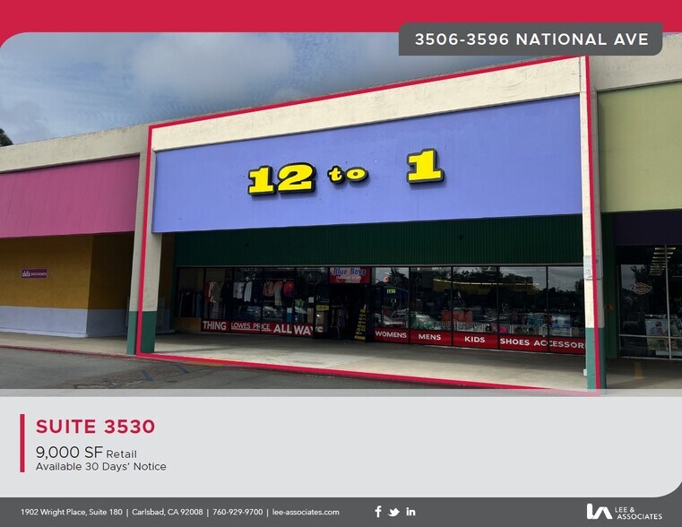 More Photos Of 3506 National Ave, San Diego Unknown For Lease